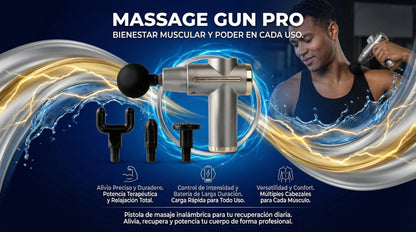 PowerRelax Masajeador muscular | Alivio profundo en minutos, donde lo necesites